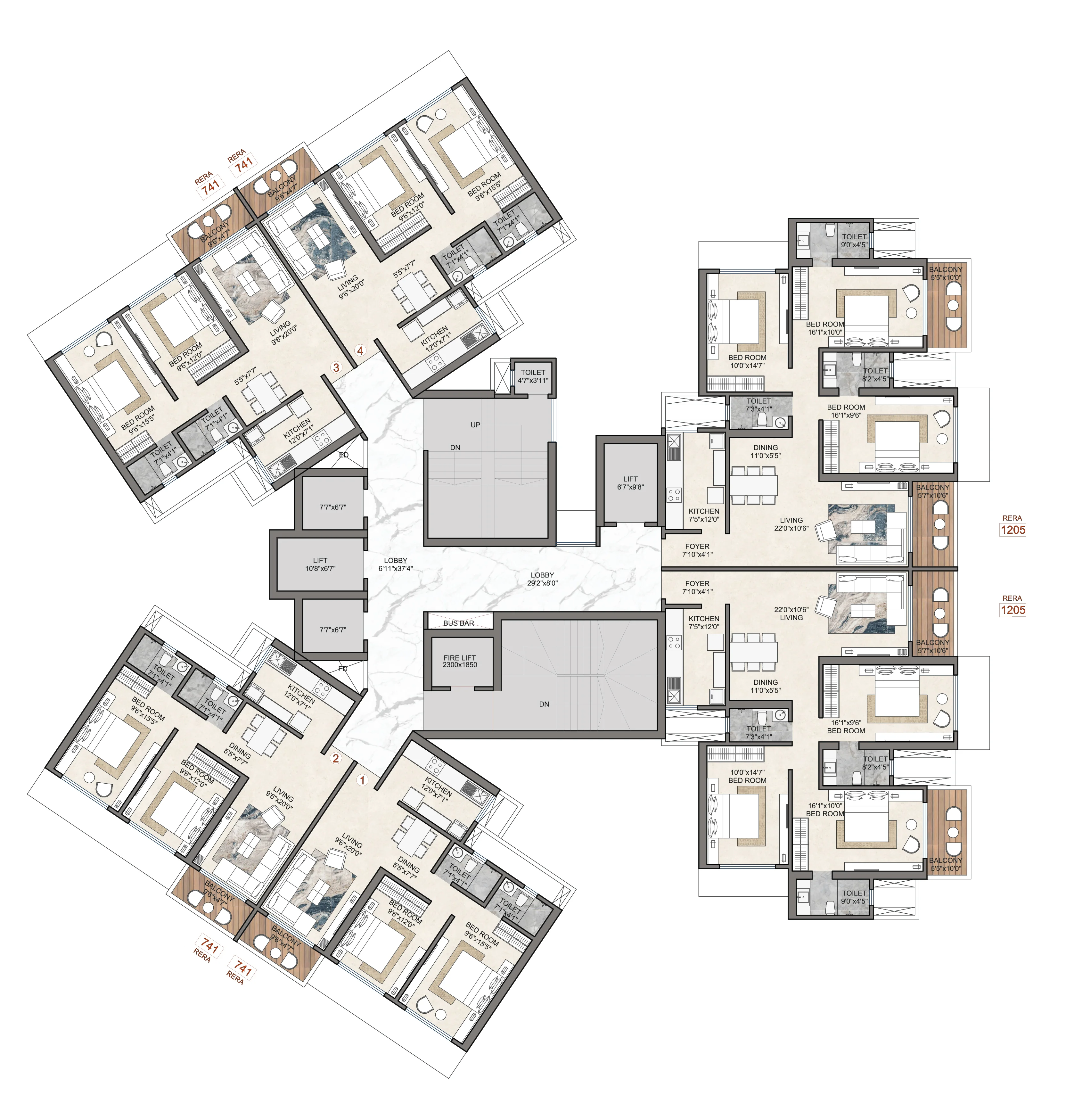 DGS Sheetal Sky Codeword Rich Living Lokhandwala JODI FLATS